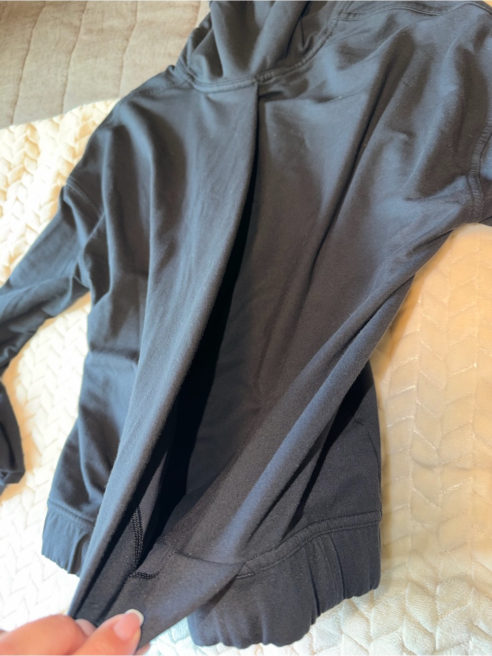 Lululemon Twisted & Tucked Pullover Black Size 4 - Picture 4 of 13